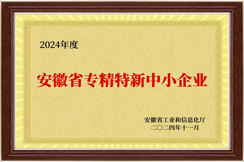 安徽省专精特新中小企业